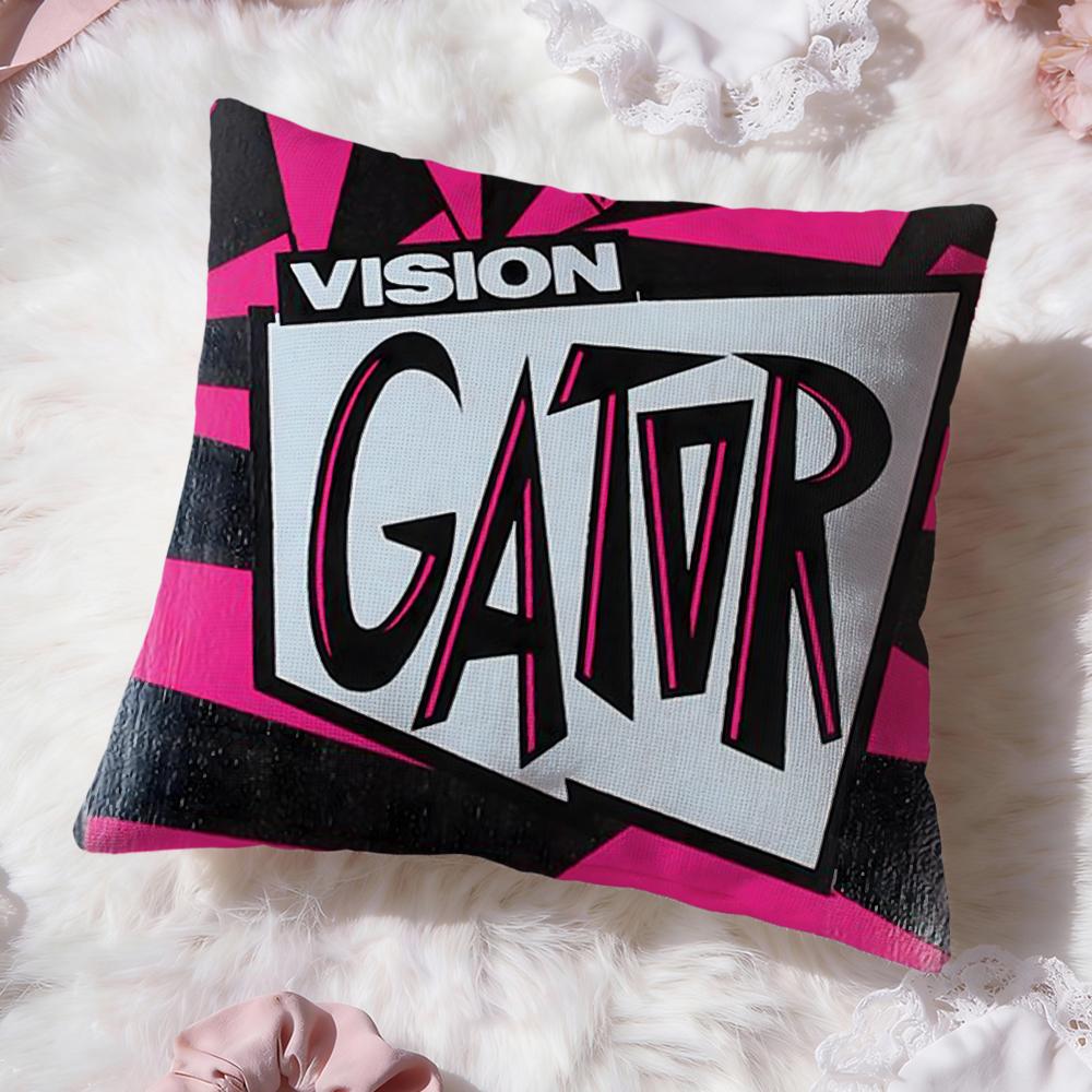 Brand V-Vision Street WearS Cushion Cover Premium Comfort Reversible Pillow Cove -Two in One Design for Any Room & Car Interior