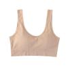 Soutien-gorge de sport bandeau sans couture côtelé à larges bretelles