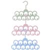 11 Holes Clothes Tie Belt Shawl Scarf Hanger Display Holder Closet Organizer Hook Drop Ship