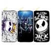 Nightmare Before Christmas PU Leather Long Zip Wallet for Women Single Zipper Clutch Purse Makeup Bag Jack Skellington 3pcs