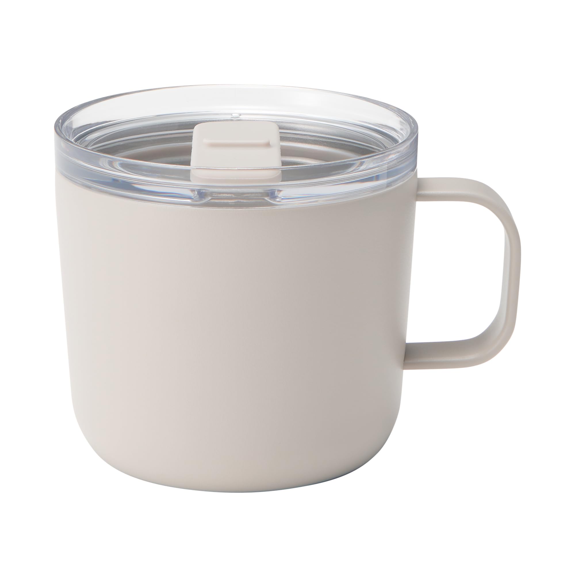 

MUJI 84334658 Scaled Mug with Lid Gray Beige 250mL Heating/Cold