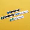 Samolepka na auto HYBRID Logo Znak Chromová Odznaky Nálepky pro Toyota Camry Volkswagen Mercedes Subaru Prosche Cayenne Auto styling