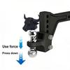 Hitch Cover Car Decoration Trailer Dust Plastic Black 1 Pc