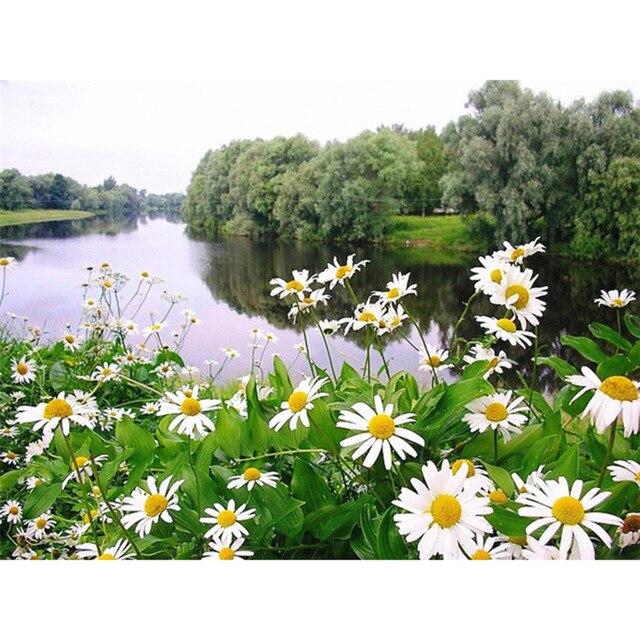 Flower Diamond Painting Accessories 5D DIY Diamond Mosaic Embroidery Cross Stitch Full Round Square Rhinestone Home Decoration