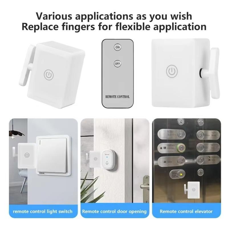New Wireless Control Light Switch Off Tool Automatic Button Pusher Intelligent USB Rechargeable Lazy Remote Control Switch