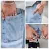WEGO Easy Baggy Flare Denim Denim Size Denim Black Slacks, Jeans, Pants, Unisex, Gift, Men's, M,