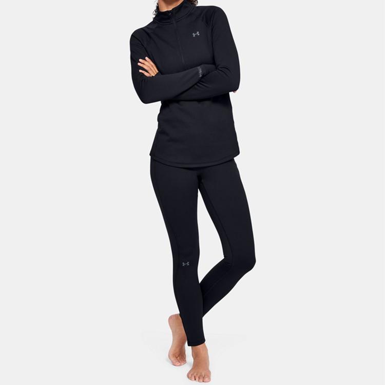 Under Armour Slim Fit Sports Pants Women Bottoms Black 1343323-001