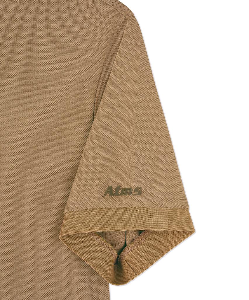 Antomas Circle Spaceship Polo Men'S - Beige