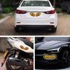 Car Stickers Eye Night Safety Driving Reflective Decal Cute Caution Big Eyes Pattern Waterproof Adhesive Reflective Stickers