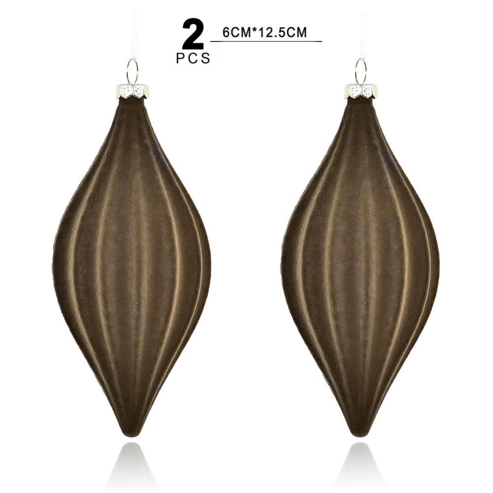 

New Velvet Ball Christmas Tree Ornament Plastic DIY Crafts Painted Christmas Gifts Boxes Hanging Ornament Christmas Gift