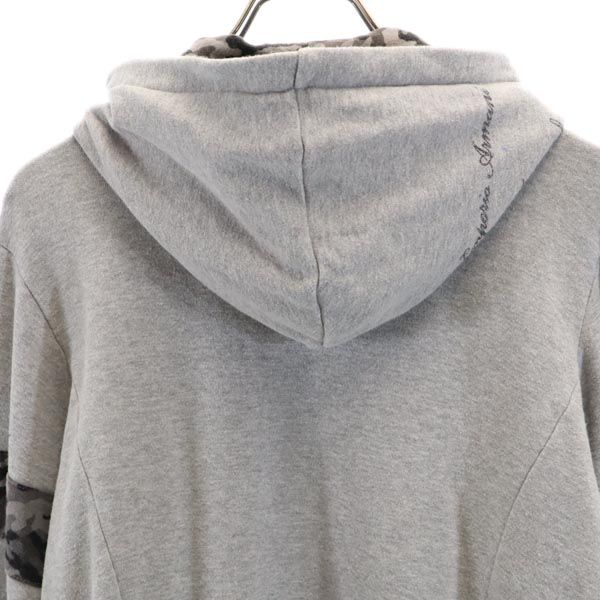 EMPORIO ARMANI×Daisuke Maki Camouflage Long Sleeve Sweat Zip Hoodie S Men's Used
