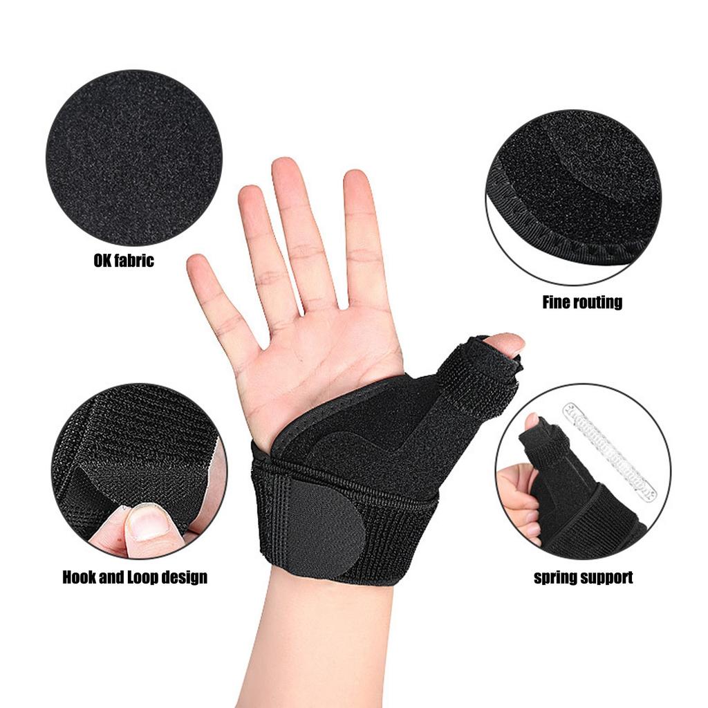 Thumb Brace Adjustable Flexible Thumb Splint Stabilizer for Arthritis Tendonitis Wrist Strain Fracture Sprain