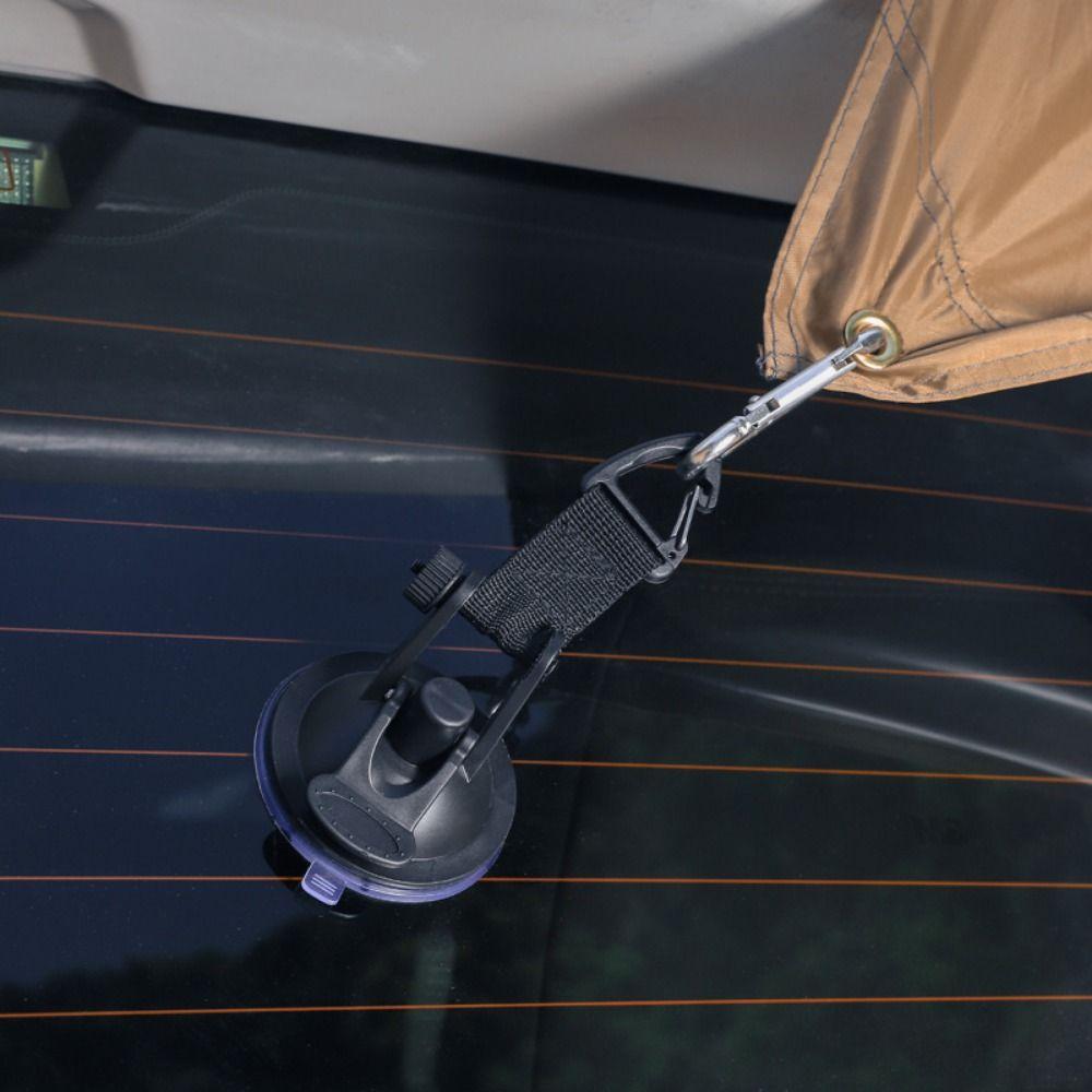 Vacuum Tent Fixing Hooks 360° Rotating Awning Tarps Suction Cups Tent Suckers Hook Outdoor Hiking
