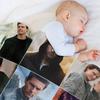 Couverture Plaid Collage Photo Tom Cruise Lavable en Machine Couverture Douce et Chaude