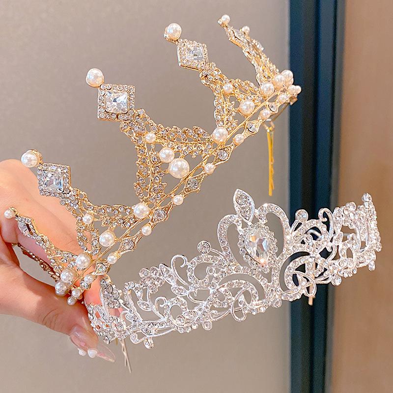 Princess Birthday Crown Headband for Girls – High-end Hair Accessories & Clip
