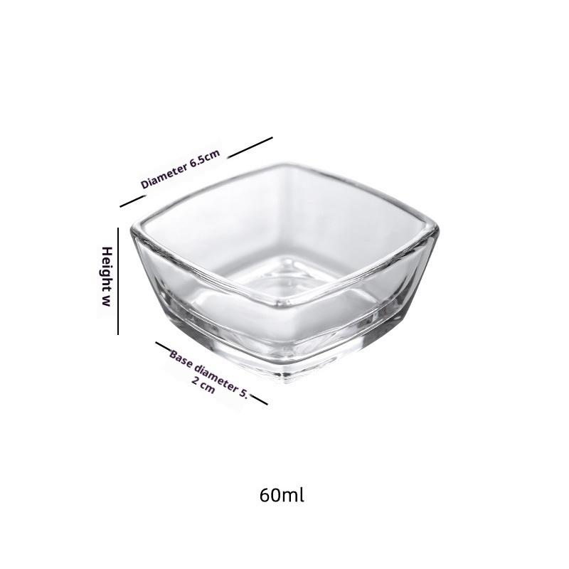 

1/6 шт. Мини-стеклянные миски для подготовки по 60 мл Стеклянные рамекины Миски для подачи блюд Смешивания Приготовления Соуса Орехов Конфет Десерта Салата A 1PCS