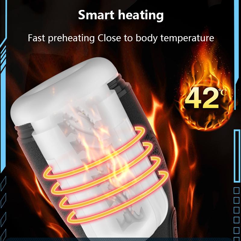 Automatic Vibrating Masturbation Cup For Men Vagina Real Masturbation Cup Blowjob Penis Sucking Vacuum Cup Masturbator For Adult