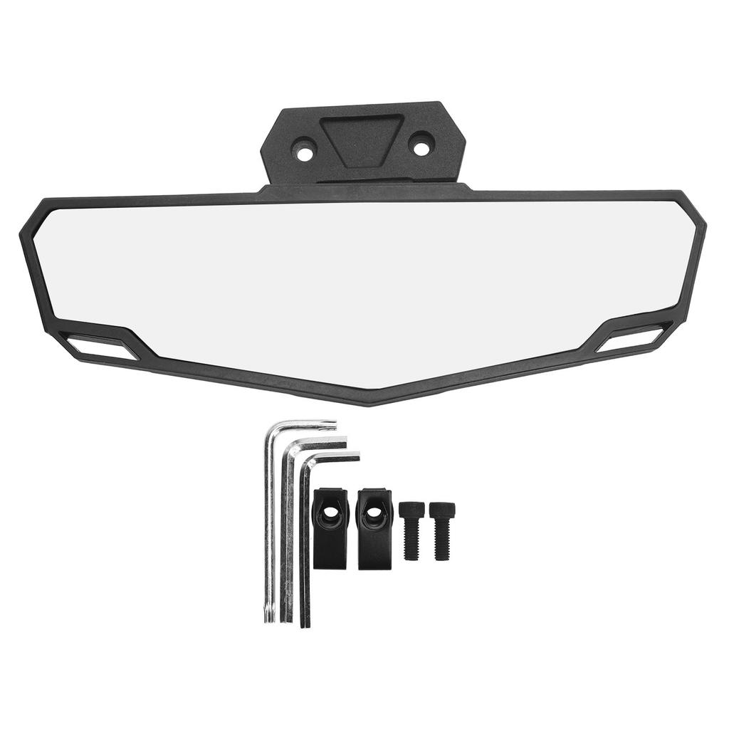 UTV Center Rear View Mirror Shatter Proof Eliminate Blind Spots Replacement for Polaris RZR Pro XP Pro R Turbo R 4 2020