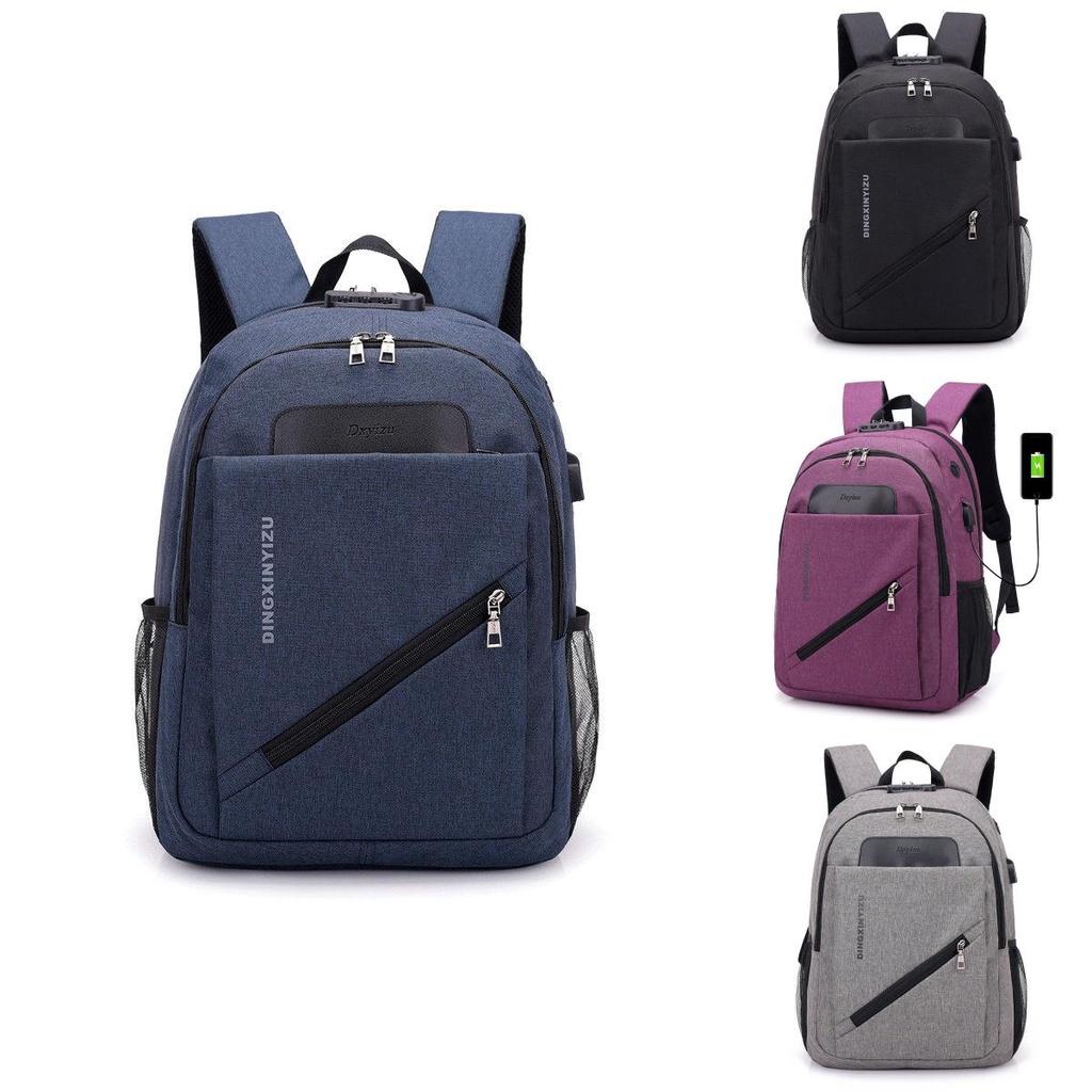 Stylish 15.6 Inch Laptop Backpack In Premium Polyester With Usb Charging Feature