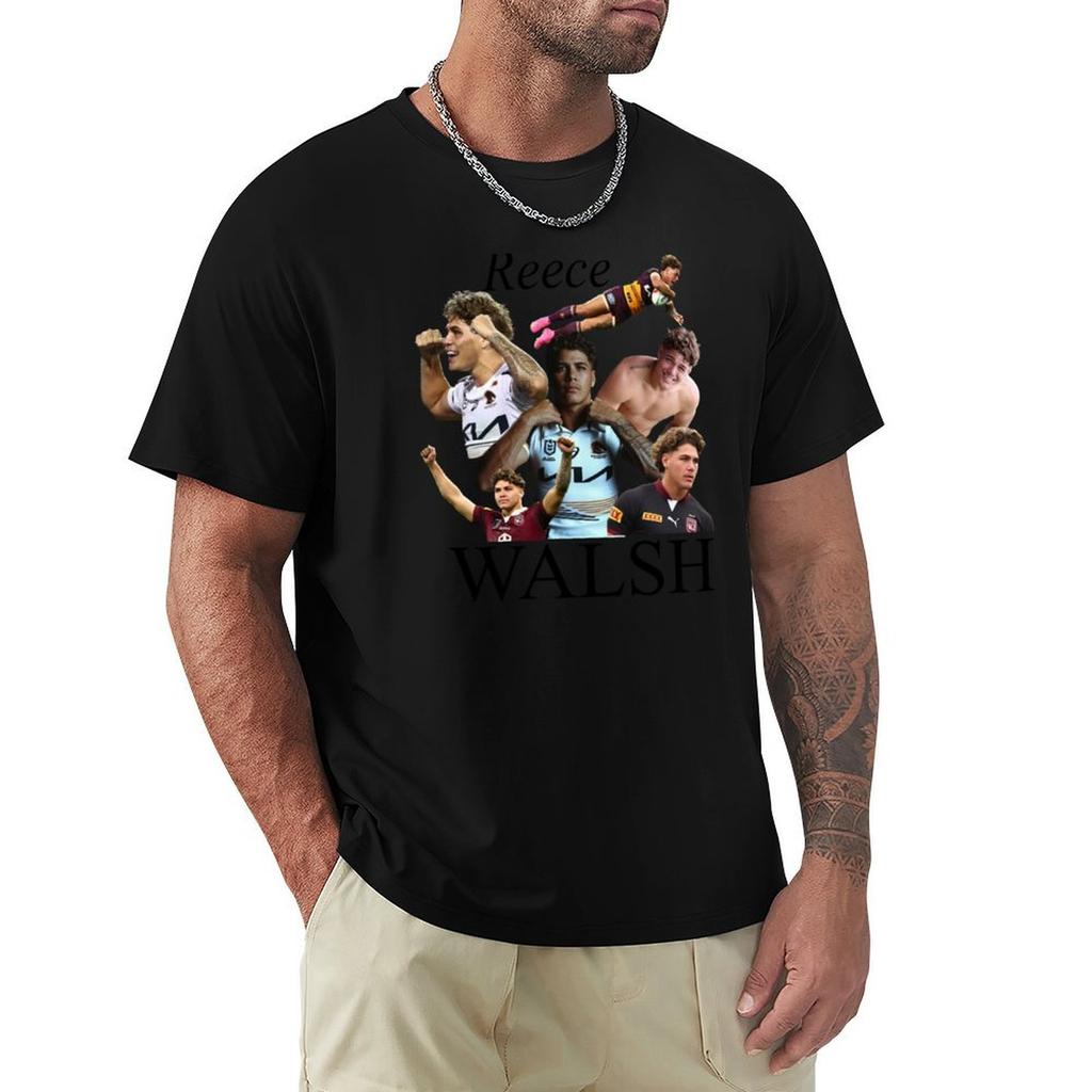 Reece Walsh Collage Tshirt Outdoor Work Short Sleeve Top