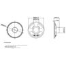 66mm Round 4 Ohm 5W Outdoor AI Voice Waterproof Speaker with Strong Magnet