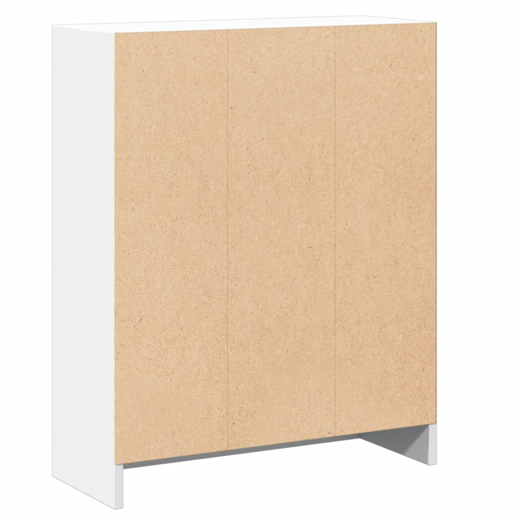 Bookshelf White 60 x 24 x 76 cm Particleboard