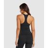 Gymshark Everyday Racer Back Tank With Shelf Black B8a7p Bb2j