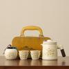 Travel Tea Set One Person Drinking Tea Set Portable Outdoor Camping Tea New Chinese Style Express Tea Cup Express Set
