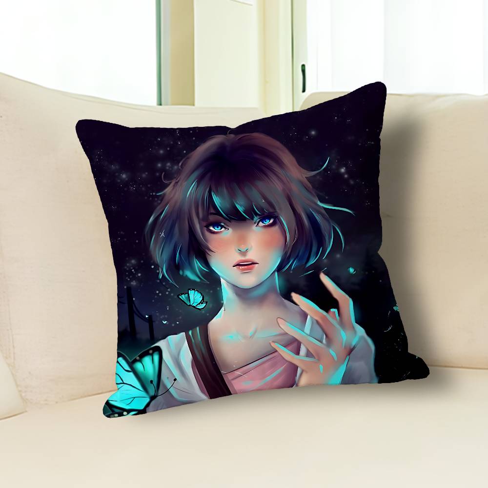 

L-Life is S-Strange Game Pillow Cases for Bedroom Living Room Sofa Home Decor Polyester Cushion Cover with Zipper 30cmx30cm
