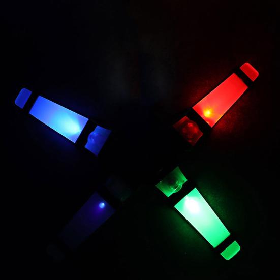 Tactical Helmet Light Push Switch 2 Modes Portable Waterproof Strobe Light Safety Alert Silicone Survival Signal Light Night