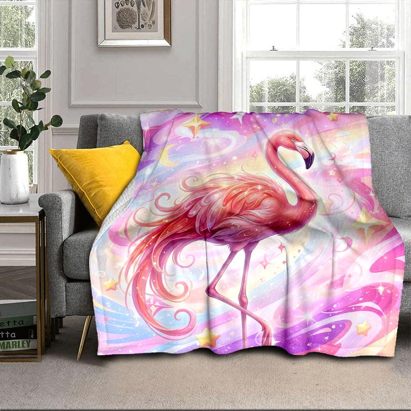Magical Flamingo Sky Blanket Flannel Blanket Throw Blanket Sofa Cover Blanket Soft Premium Blanket Picnic Blanket Tv Blanket Gifts