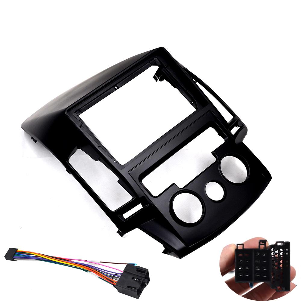Car Fascia For HYUNDAI i30 2008 2009 2010 2011 AT/MT AC Double Din Car dvd Frame 9 Inch Audio Fitting Adaptor Panel Dashboard