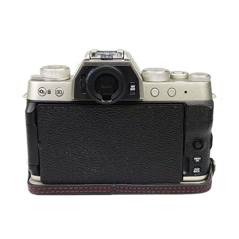 Buy PU Leather Half Body Set Cover For Fujifilm Fuji X-T200 XT200 ...