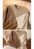 2024 Autumn French-Style Pure Wool Sweater: Versatile Knit Pullover
