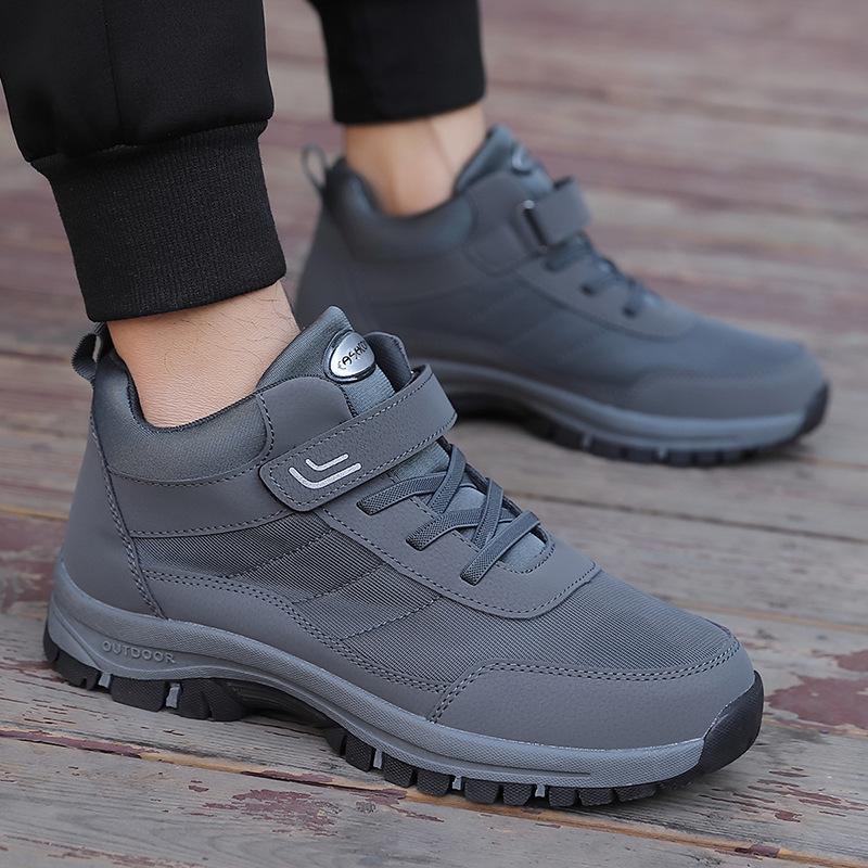 Large Size Elderly Shoes Men'S Spring Elderly Shoes Men'S Mesh Breathable Sports Shoes Non-Slip Walking Shoes