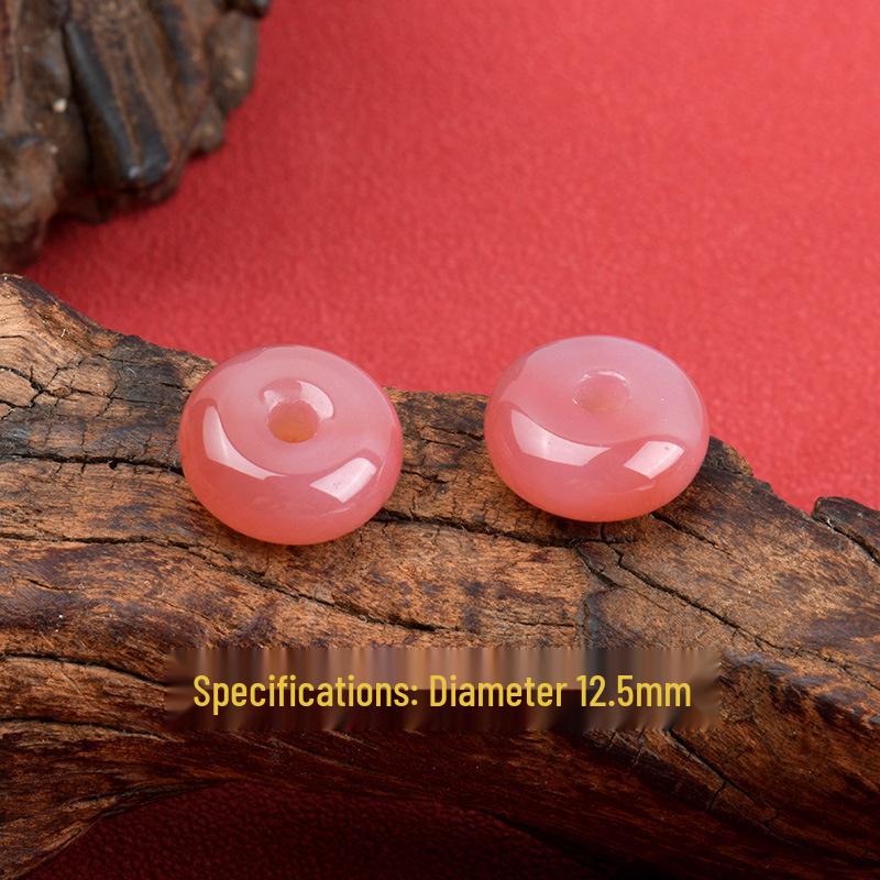 

Натуральный агат Пи Сю и аксессуары с кроликом с кристаллом клубничного розового цвета Пряжка мира и обсидианом Пи Сю Standard