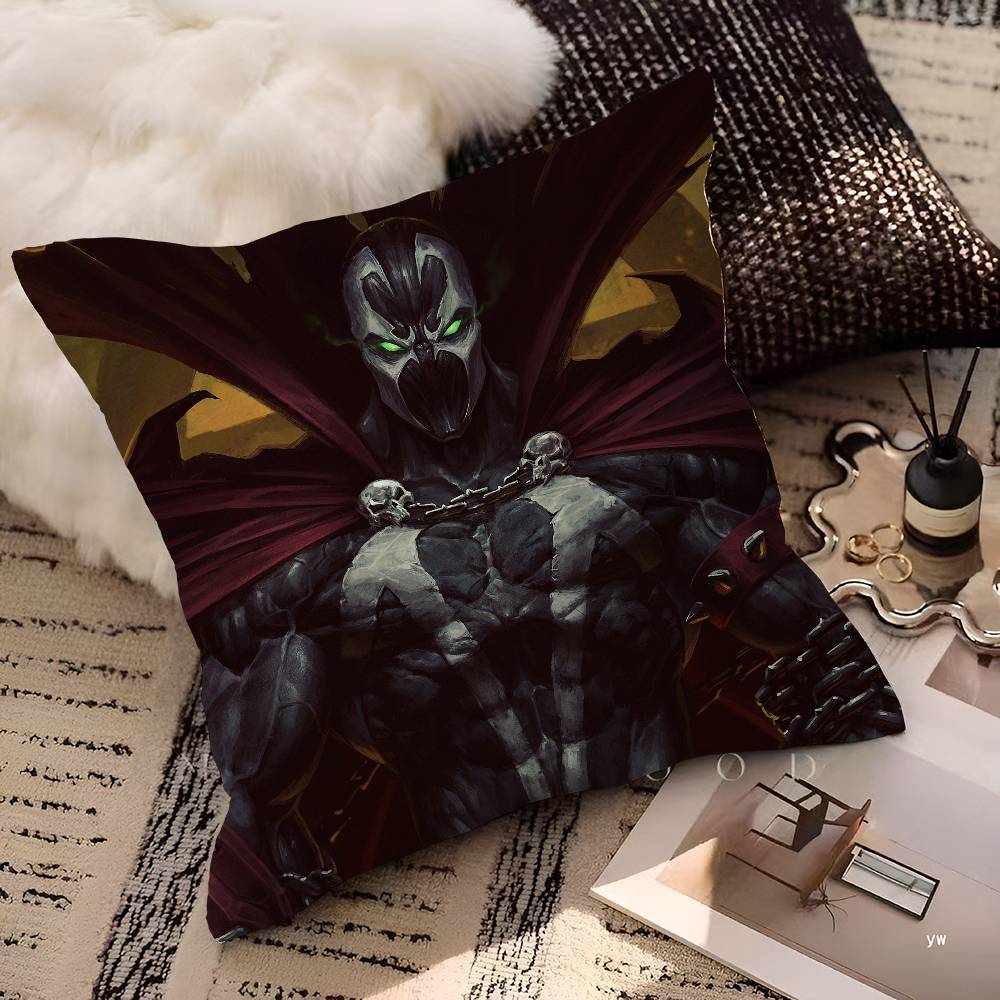 Horror Action Movie S-Spawn Cushion Cover Pillowcase Upholstery Sofa Throw Pillow Home Decor Pillowcas