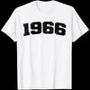 1966 Vintage Arched Varsity Retro Distressed Birthday Year T-Shirt