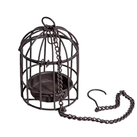 Yousheng Miniature Birdcage Ornaments, Decorative Mini Birdcage Figurine, Cute Garden Succulents Pot Decor Tea Banquet