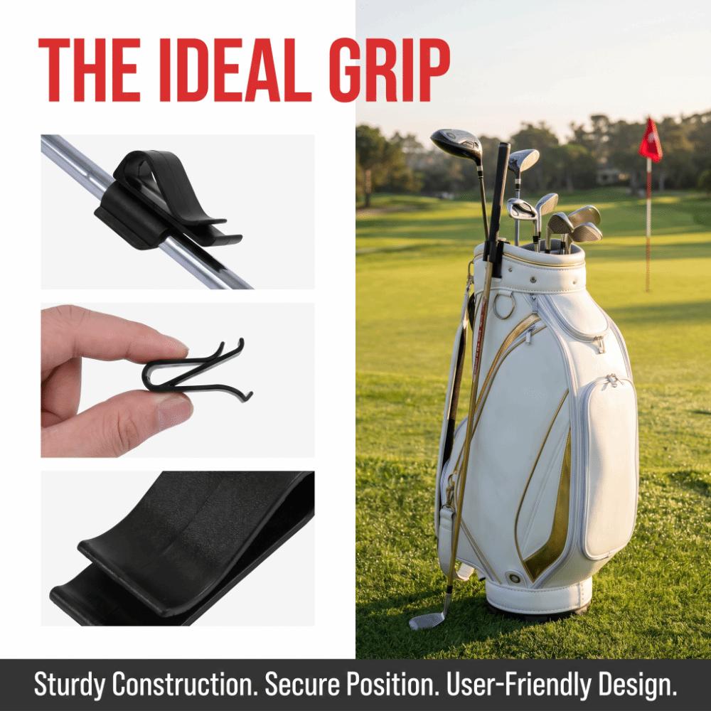 14PCS Compact Design Club Organizer Clip Plastic Material Golf Bag Clip Golf Bag Storage