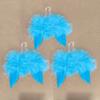 3PCS Simulation Christmas Pink Feather Wing Ornament Pink with Rope Christmas Tree Feather Decor Mini Angel Wings Pendant