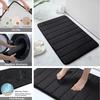3Pcs/Set Dry Fast Bathroom Floor Mat Water Absorption Soft Rugs Bath Mats Sets  For Home Floor