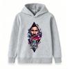 Kinder Jungen Mädchen Fußball Star Grafik Hoodie, Lässiger Pullover Sweatshirt Mit Stilvollem Fußballspieler Druck, Weiches Sportliches Oberteil Für Teen Fußballfans