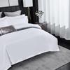 40 Count High-Quality Cotton Bedding Set: Includes Duvet Cover and Fitted Sheet - Luxurious White, Ideal for Hotels and Homestays.