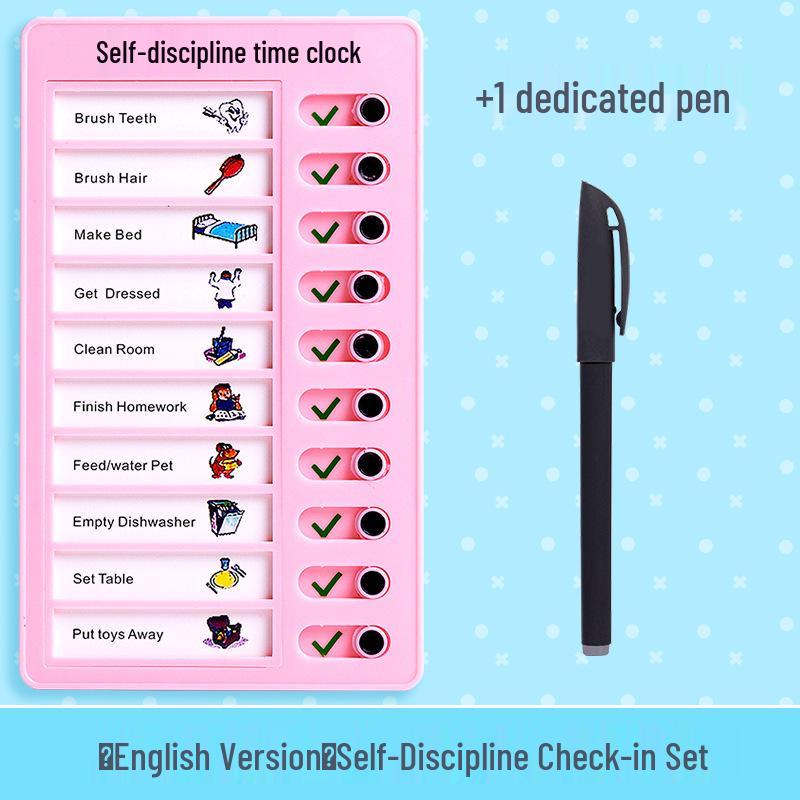 Tagesplaner für Kinder mit Memo-Whiteboard