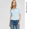 ELLASSAY Women's Slim-Fit Knit Polo Shirt