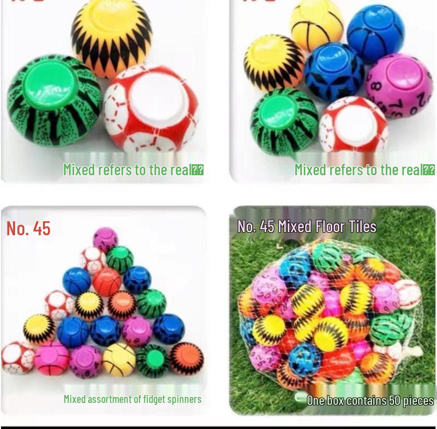 Elastic Cartoon Rubber Bouncing Balls, Extra Large, 50-Pack for Capsule Toy Machines