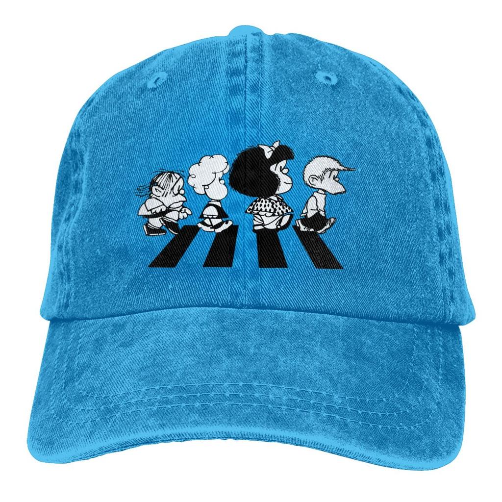 Her Friends Baseball Caps Peaked Cap Mafalda Cartoon Sun Shade Hats for Men