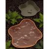 Reptiles Animal Feeding Plate Durable ABS Construction Shallow Water Dish For Turtles Lizards