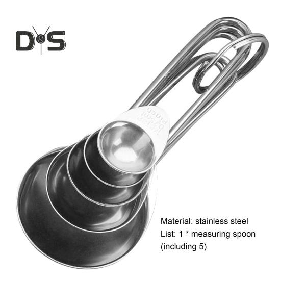 1 Set Measure Scoop Accurate Widely Applied Reusable Engraved Marking Measuring Scoop